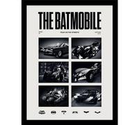Batman 1989 Batmobile Framed Poster in Black Batman Black