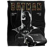Batman 1989 Cowl Silky Touch Super Soft Throw Blanket 152 X 127 Cm