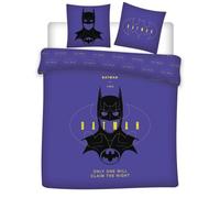 Batman 1989 Double Bedding Set, Reversible Duvet Cover 240 x 220 cm + 2 Pillowcases 65 x 65 cm
