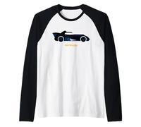 Batman (1989) The Batmobile Drawing Raglan Baseball Tee