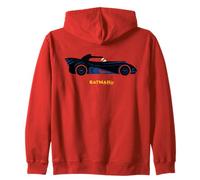 Batman (1989) The Batmobile Drawing Zip Hoodie