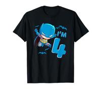 Batman 4th Birthday Cute I'm 4 T-Shirt