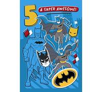 Batman 5th Birthday Card, Super Awesome Design, DC Comics Character