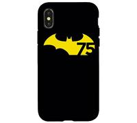 Batman 75 Logo Yellow Case for iPhone X/XS
