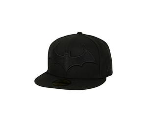 Batman 861626-77-8fitte Batman Hush Logo Black on Black Colorway Era 59Fifty Fitted Hat, 7.875 Fitted