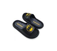 Batman 874354-size9-10 Logo Flip Flop Comfort Slide Sandals - Medium - Size 9-10