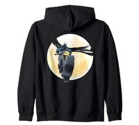 Batman Absolute Motorcycle Moon Zip Hoodie