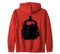 Batman Absolute Red Silhouette Zip Hoodie