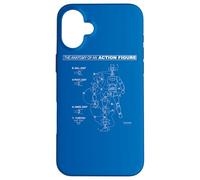 Batman Action Figure Anatomy Case for iPhone 16 Plus