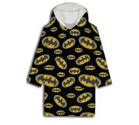 Batman Adult Poncho/Blanket Jumper, Black, One size