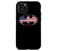 Batman American Flag Oval Case for iPhone 11 Pro