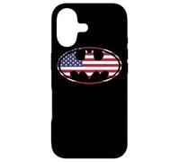 Batman American Flag Oval Case for iPhone 17