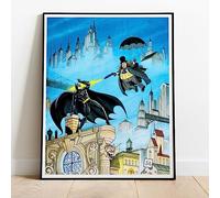 Batman And The Penguin Art From Batman Returns Classic Movie Film Promo Poster : A Huge 30"x24" Poster Print Vintage Retro Reproduction Perfect For Any Room : BRING YOUR WALLS TO LIFE !