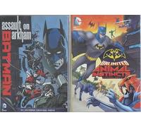 BATMAN ANIMATED 1-2 MOVIE COLLECTION 1. BATMAN ASSAULT ON ARKHAM - THE MOVIE / 2. BATMAN ULIMITED ANIMAL INSTINCTS = ULTIMATE 2x DVD SET