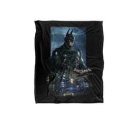 Batman Arkham Knight Batmobile Silky Touch Super Soft Throw Blanket Warner Brothers White One Size