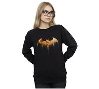 Batman Arkham Knight Halloween Moon Logo Fill Sweatshirt DC Comics Black XXL
