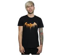 Batman Arkham Knight Halloween Moon Logo Fill T-Shirt DC Comics Black XL