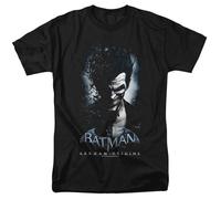 Batman Arkham Origins Men's The Joker T-Shirt in Black | Size: Medium Batman Arkham Origins Black M