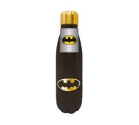 Batman Bat Signal Metal 540ml Water Bottle in Black Batman Black