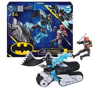 DC Comics Batman Bat-Tech Crawler Vehicle, Amazon Exclusive Batman and Deathstroke 4-inch Action Figures and Accessories (Only Available On Amazon)