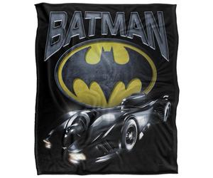 Batman Batmobile Logo Blanket