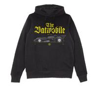 Batman Batmobile Profile Hoodie - Black | Size: 2XL Batman Black 2XL