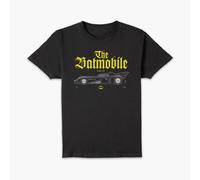 Batman Batmobile Profile Unisex T-Shirt - Black | Size: Large Batman Black L