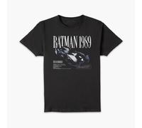Batman Batmobile Unisex T-Shirt - Black | Size: Small Batman Black S