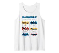 Batman Batmobiles Through the Years Logos Tank Top