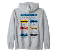Batman Batmobiles Through the Years Logos Zip Hoodie