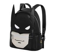 Batman Batsignal-Heady Backpack, Black, 24.5 x 29 cm, Capacity 8 L