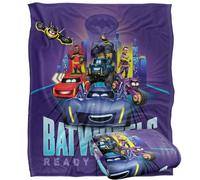 Batwheels Blanket, 152 x 127 cm Bam Coming at You Silky Touch Super Soft Throw Blanket