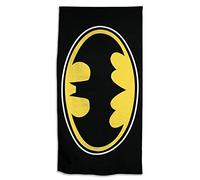 Batman Beach and Bath Towel - 100% Cotton, Soft and Absorbent Large Towel 70x140 c m, Ideal for Kids and Adults, Machine Washable, Officially Licensed Merchandise