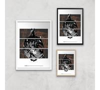 Batman Begins Poster Giclee Art Print - A4 - White Frame