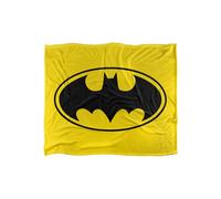 Batman Black Bat Blanket 152 x 127 cm DC Comics White One Size