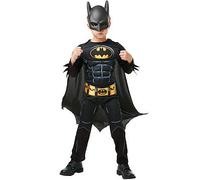 Rubies Official 3000023-4000 Small Childs Boys Black Batman Costume DC The Dark Knight