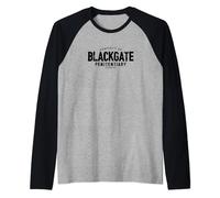 Batman Blackgate Raglan Baseball Tee