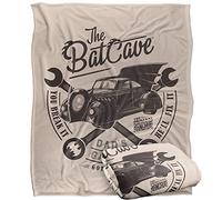 BATMAN Blanket, 152 x 127 cm Batcave Dad's Garage Silky Touch Super Soft Throw Blanket