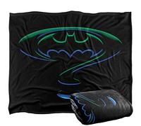 BATMAN Blanket, 152 x 127 cm Forever Logo Silky Touch Super Soft Throw Blanket