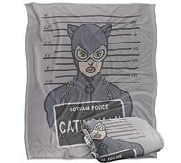 BATMAN Blanket, 152 x 127 cm The Catwoman Mugshot Silky Touch Super Soft Throw Blanket