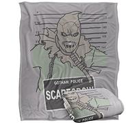 BATMAN Blanket, 152 x 127 cm The Scarecrow Mugshot Silky Touch Super Soft Throw Blanket