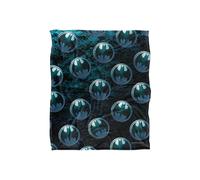 Batman Blanket, 152x127 cm, Bat Logo Pattern Silky Touch Super Soft Throw Blanket in White | Size: 152x127 cm Batman White 152x127 cm
