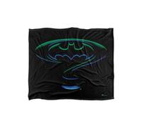 Batman Blanket, 152x127 cm Forever Logo Silky Touch Super Soft Throw Blanket in White Batman White 152x127 cm