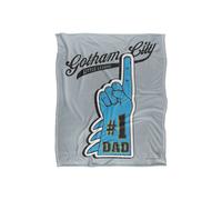 Batman Blanket, 152x127 cm No.1 Dad Glove Silky Touch Super Soft Throw Blanket in White Batman White 152x127 cm