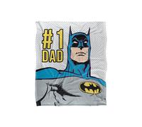 Batman Blanket, 152x127 cm No.1 Dad Silky Touch Super Soft Throw Blanket in White Batman White 152x127 cm
