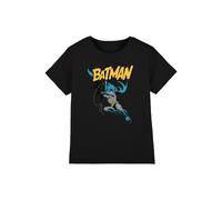 Batman Boy's Action T-Shirt Black | Size: 7-8 Years Batman Black 7-8 Years