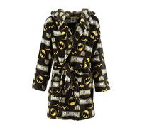 BATMAN Boys/Childrens Logo Kids Fleece Robe Dressing Gown Age 4-10 Years