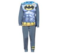 BATMAN Boys Novelty Pyjama with Cape 2-8 Years Dark Grey