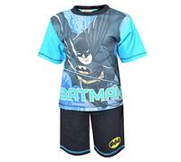 BATMAN Boys Official Licensed Short Pyjamas Age 4-5 Years Blue Black