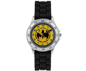 Batman Boys Quartz Watch, Analogue Display and Rubber Strap BAT9522